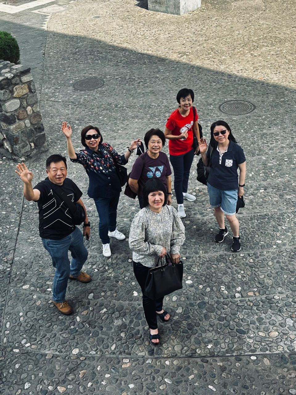 Tourists from Malaysia visiting the European continent